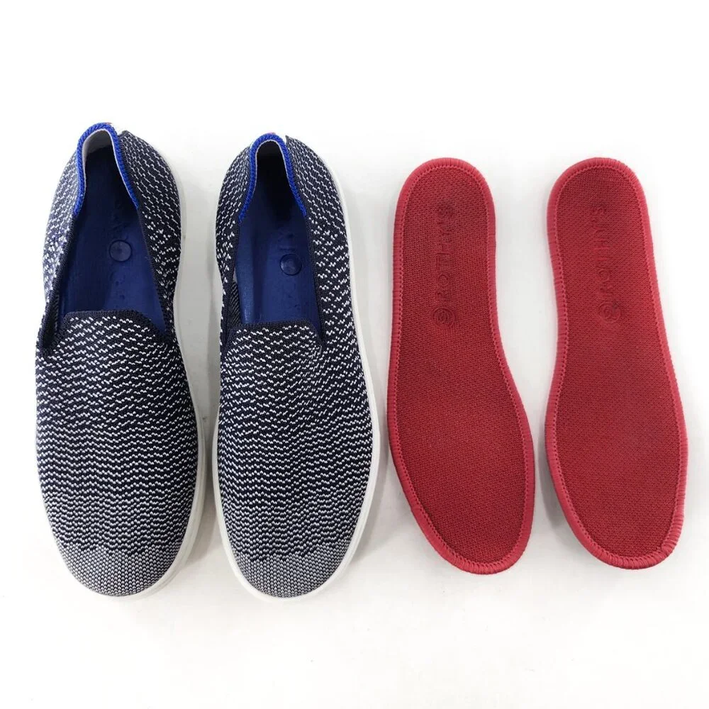 ROTHY'S City Loafer Sneaker Slip‎ On Shoe Maritime Gradient Navy Blue